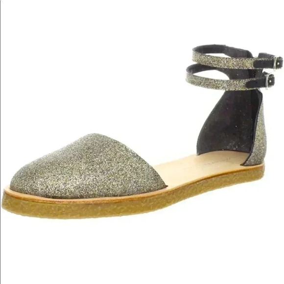 Loeffler Randall Shoes - Loeffler Randall Odette Glittery Platform Flat: 10